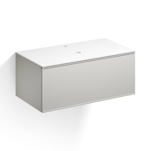 Alape Arkta Möbelmodul mit Trägerplatte 100 cm, Beckenposition mittig