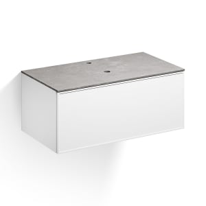 Alape Arkta Möbelmodul mit Trägerplatte 100 cm, Beckenposition mittig