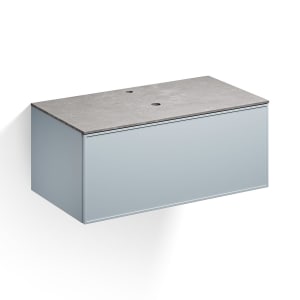 Alape Arkta Möbelmodul mit Trägerplatte 100 cm, Beckenposition mittig