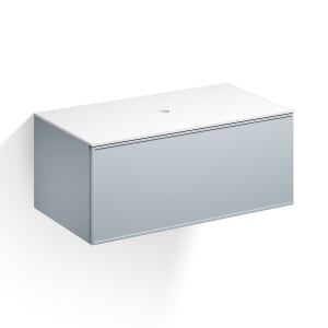Alape Arkta Möbelmodul mit Trägerplatte 100 cm, Beckenposition mittig