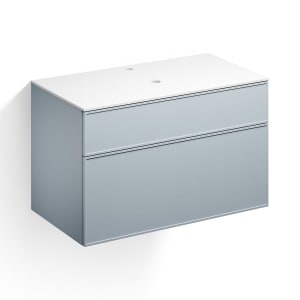 Alape Arkta Möbelmodul mit Trägerplatte 100 cm, Beckenposition mittig