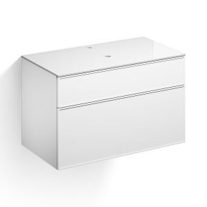 Alape Arkta Möbelmodul mit Trägerplatte 100 cm, Beckenposition mittig