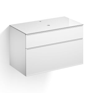 Alape Arkta Möbelmodul mit Trägerplatte 100 cm, Beckenposition mittig