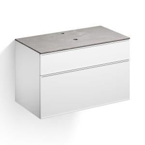 Alape Arkta Möbelmodul mit Trägerplatte 100 cm, Beckenposition mittig