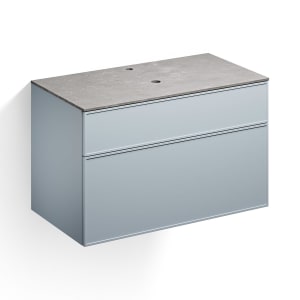 Alape Arkta Möbelmodul mit Trägerplatte 100 cm, Beckenposition mittig