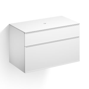 Alape Arkta Möbelmodul mit Trägerplatte 100 cm, Beckenposition mittig