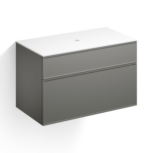 Alape Arkta Möbelmodul mit Trägerplatte 100 cm, Beckenposition mittig