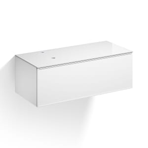 Alape Arkta Möbelmodul mit Trägerplatte 120 cm, Beckenposition links