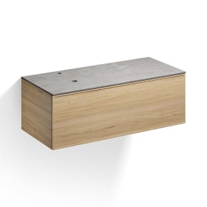 Alape Arkta Möbelmodul mit Trägerplatte 120 cm, Beckenposition links