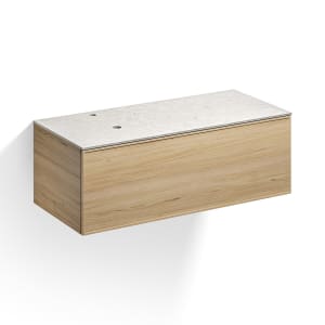 Alape Arkta Möbelmodul mit Trägerplatte 120 cm, Beckenposition links