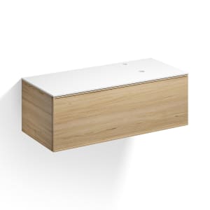 Alape Arkta Möbelmodul mit Trägerplatte 120 cm, Beckenposition rechts