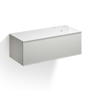 Alape Arkta Möbelmodul mit Trägerplatte 120 cm, Beckenposition rechts