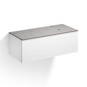 Alape Arkta Möbelmodul mit Trägerplatte 120 cm, Beckenposition rechts