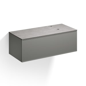 Alape Arkta Möbelmodul mit Trägerplatte 120 cm, Beckenposition rechts