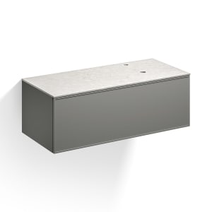 Alape Arkta Möbelmodul mit Trägerplatte 120 cm, Beckenposition rechts