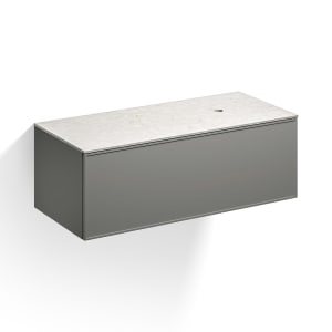 Alape Arkta Möbelmodul mit Trägerplatte 120 cm, Beckenposition rechts