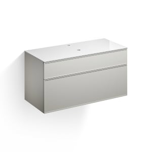 Alape Arkta Möbelmodul mit Trägerplatte 120 cm, Beckenposition mittig