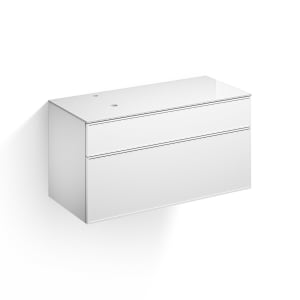 Alape Arkta Möbelmodul mit Trägerplatte 120 cm, Beckenposition links