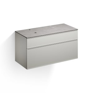 Alape Arkta Möbelmodul mit Trägerplatte 120 cm, Beckenposition links