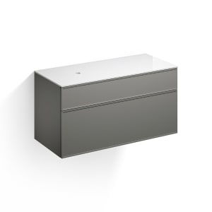 Alape Arkta Möbelmodul mit Trägerplatte 120 cm, Beckenposition links