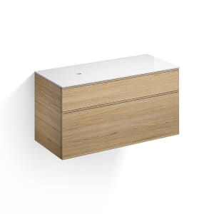 Alape Arkta Möbelmodul mit Trägerplatte 120 cm, Beckenposition links