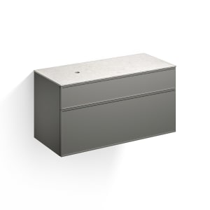 Alape Arkta Möbelmodul mit Trägerplatte 120 cm, Beckenposition links