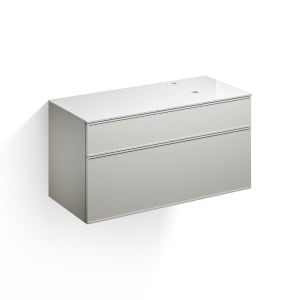 Alape Arkta Möbelmodul mit Trägerplatte 120 cm, Beckenposition rechts