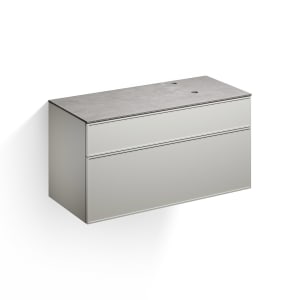 Alape Arkta Möbelmodul mit Trägerplatte 120 cm, Beckenposition rechts