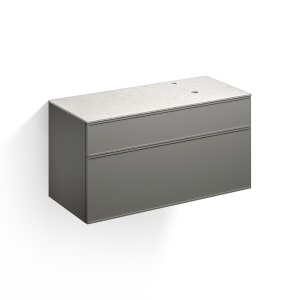 Alape Arkta Möbelmodul mit Trägerplatte 120 cm, Beckenposition rechts