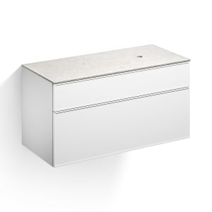 Alape Arkta Möbelmodul mit Trägerplatte 120 cm, Beckenposition rechts