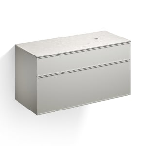 Alape Arkta Möbelmodul mit Trägerplatte 120 cm, Beckenposition rechts