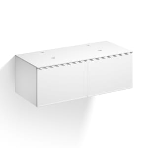 Alape Arkta Möbelmodul mit Trägerplatte 120 cm, Beckenposition links und rechts