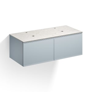 Alape Arkta Möbelmodul mit Trägerplatte 120 cm, Beckenposition links und rechts