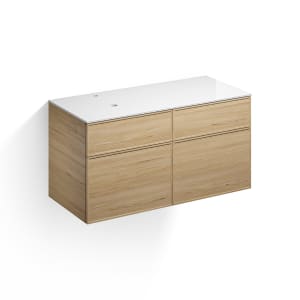 Alape Arkta Möbelmodul mit Trägerplatte 120 cm, Beckenposition links