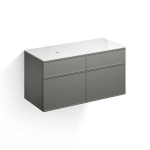 Alape Arkta Möbelmodul mit Trägerplatte 120 cm, Beckenposition links