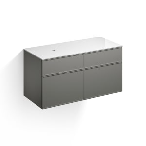 Alape Arkta Möbelmodul mit Trägerplatte 120 cm, Beckenposition links