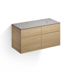 Alape Arkta Möbelmodul mit Trägerplatte 120 cm, Beckenposition rechts