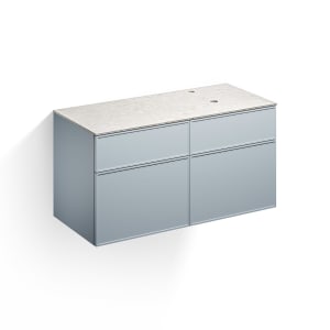 Alape Arkta Möbelmodul mit Trägerplatte 120 cm, Beckenposition rechts