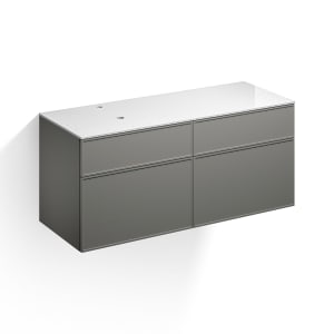 Alape Arkta Möbelmodul mit Trägerplatte 140 cm, Beckenposition links