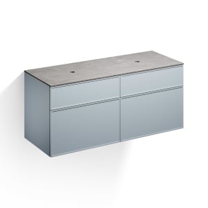 Alape Arkta Möbelmodul mit Trägerplatte 140 cm, Beckenposition links und rechts