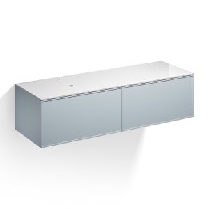 Alape Arkta Möbelmodul mit Trägerplatte 160 cm, Beckenposition links