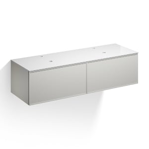 Alape Arkta Möbelmodul mit Trägerplatte 160 cm, Beckenposition links und rechts