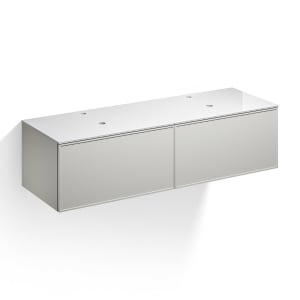 Alape Arkta Möbelmodul mit Trägerplatte 160 cm, Beckenposition links und rechts