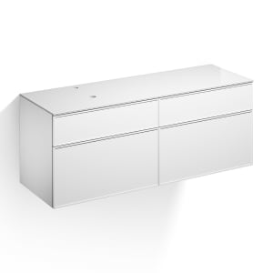 Alape Arkta Möbelmodul mit Trägerplatte 160 cm, Beckenposition links