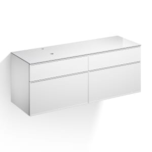 Alape Arkta Möbelmodul mit Trägerplatte 160 cm, Beckenposition links