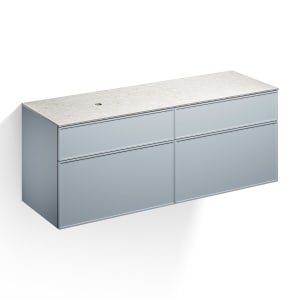 Alape Arkta Möbelmodul mit Trägerplatte 160 cm, Beckenposition links