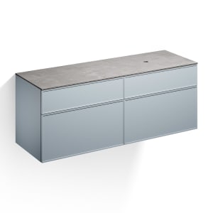 Alape Arkta Möbelmodul mit Trägerplatte 160 cm, Beckenposition rechts