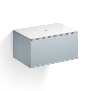 Alape Arkta Möbelmodul mit Trägerplatte 80 cm, Beckenposition mittig