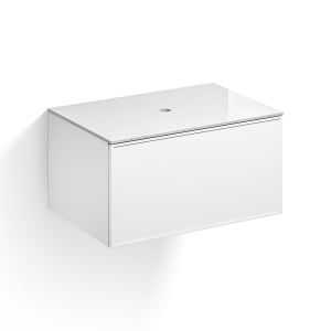 Alape Arkta Möbelmodul mit Trägerplatte 80 cm, Beckenposition mittig