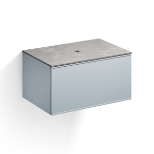 Alape Arkta Möbelmodul mit Trägerplatte 80 cm, Beckenposition mittig